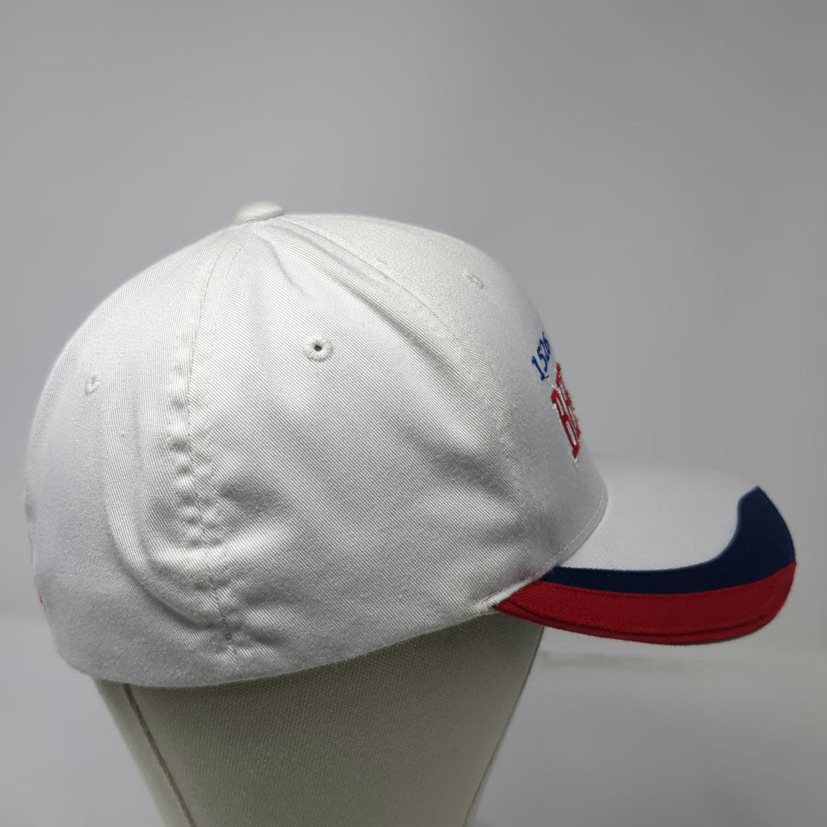 Beretta Baseball Cap White One Size Flexfit Embroidered Logo Curved Brim Hat