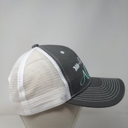 I'll Bring The Alibi Snapback Mesh Back Trucker Hat Gray OSFM Colorblock