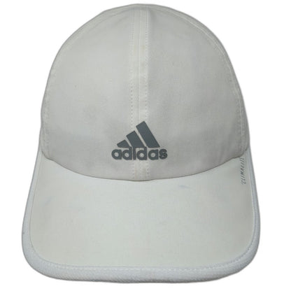adidas Baseball Cap White One Size Climalite Mesh Performance Strapback Hat