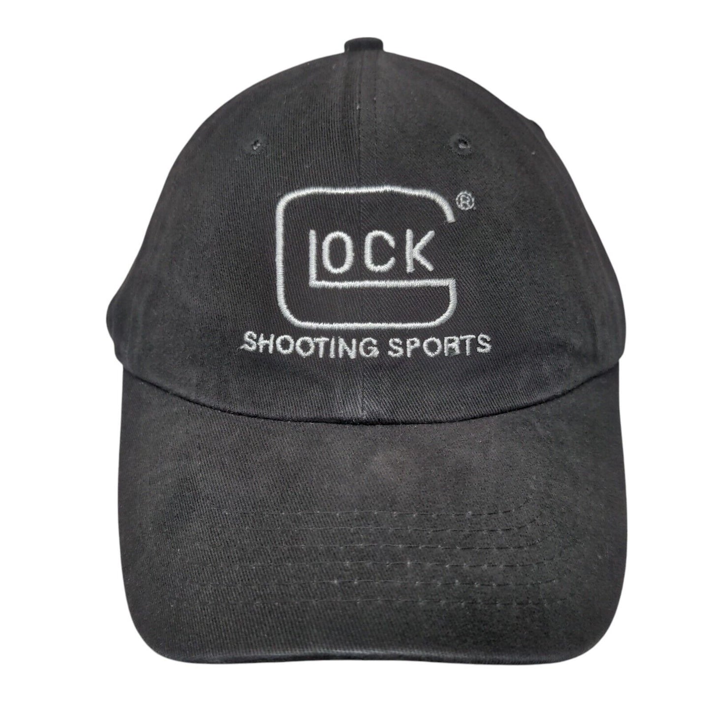GLOCK Shooting Sports Slideback Hat Black OSFA Adjustable Embroidered 6 Panel