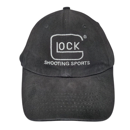 GLOCK Shooting Sports Slideback Hat Black OSFA Adjustable Embroidered 6 Panel