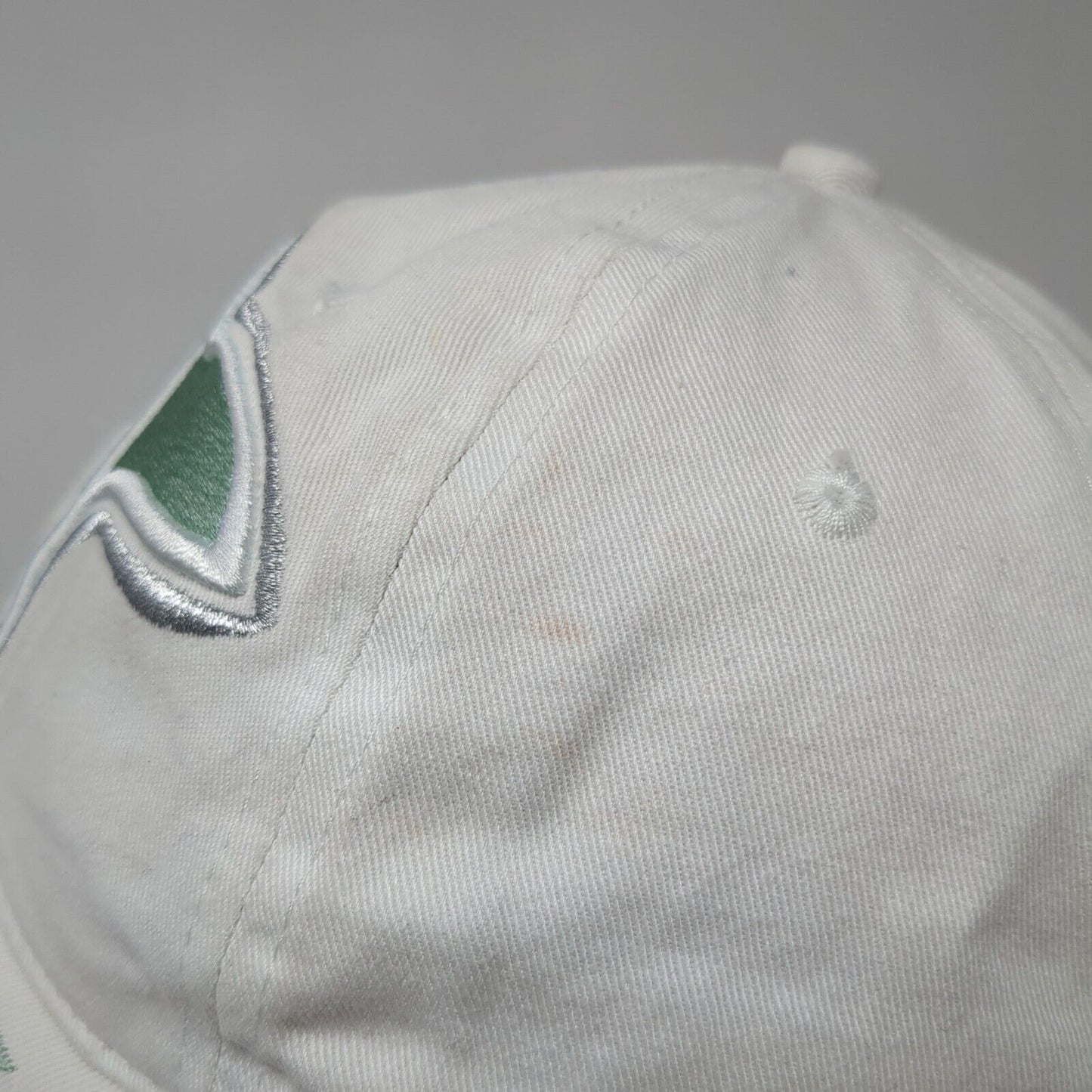 Alaska Humpback Whale Tail Strapback Hat White OSFA Embroidered 6 Panel