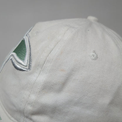 Alaska Humpback Whale Tail Strapback Hat White OSFA Embroidered 6 Panel