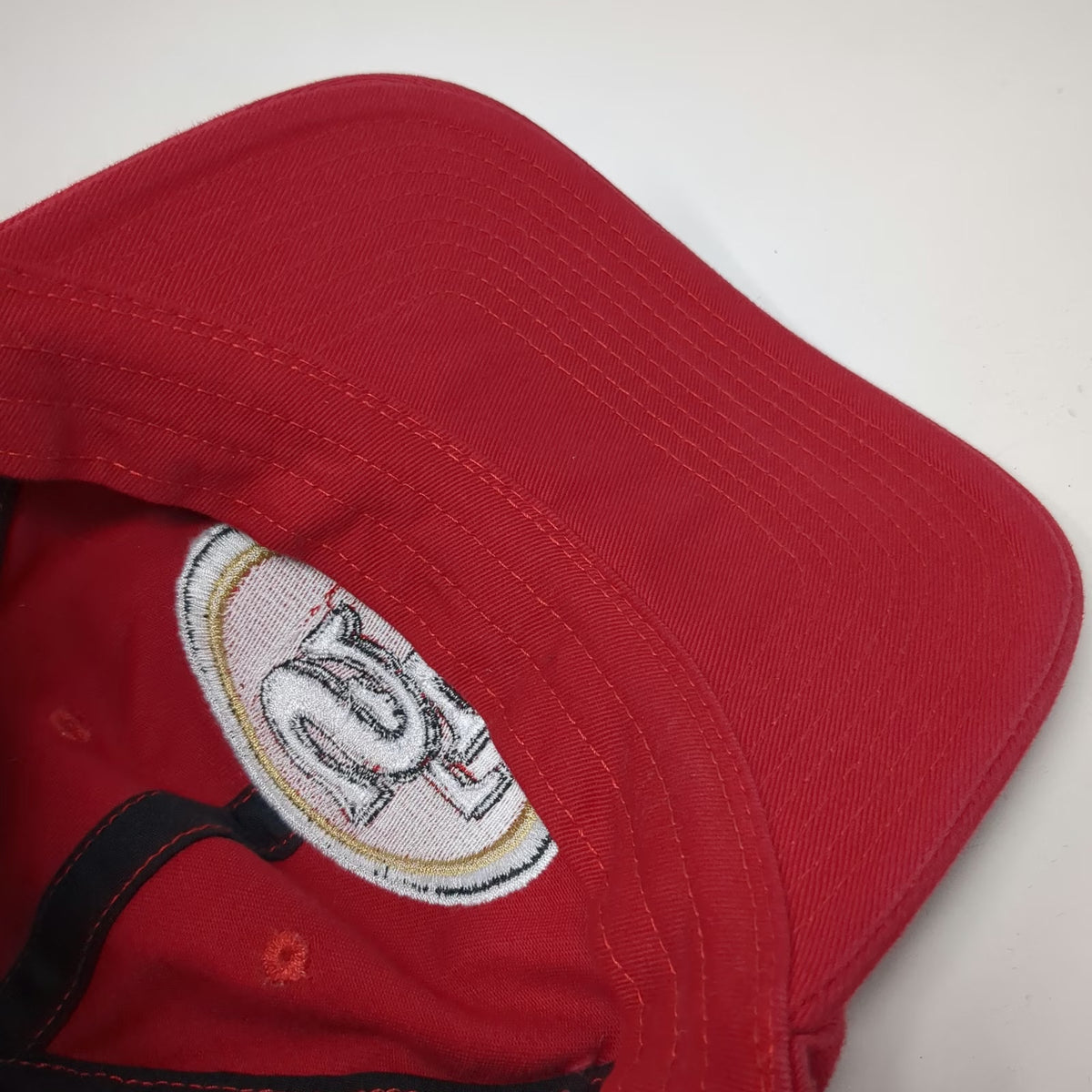 San Francisco 49ers NFL 47 Red One Size Cap Hat Bridgestone Golf Strapback