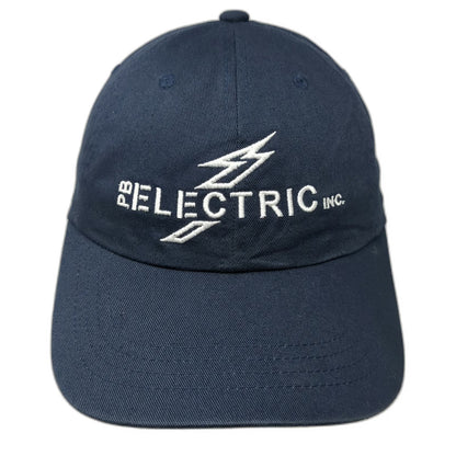 Yupoong Baseball Cap Blue One Size PB Electric Inc Lightning Bolt Slideback Hat