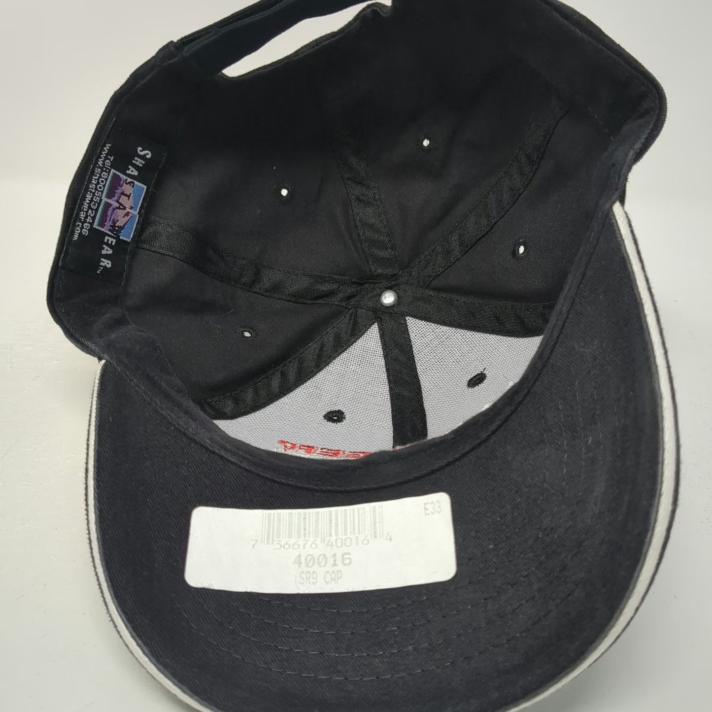 Shasta Wear Ruger SR9 Pistol Hat Black OSFM Baseball Cap Embroidered Logo Gun