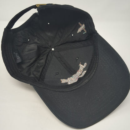Jesus Girl Slideback Hat Black One Size Adjustable Embroidered Cross