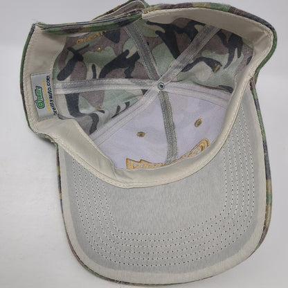 O'Reilly Auto Parts Strapback Baseball Cap Multicolor OS Adjustable Camouflage
