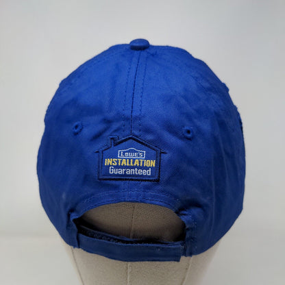 James Hardie Lowe's Strapback Hat Blue One Size Adjustable Embroidered Cotton