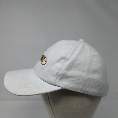 Colorful Heart Slideback Hat White OSFA Adjustable Embroidered 6 Panel