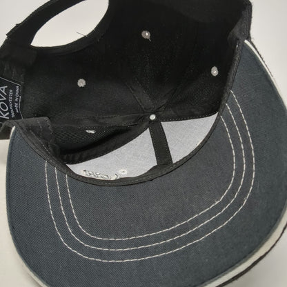 KOVA Baseball Cap Black One Size Venice Beach California Palm Tree Strapback Hat