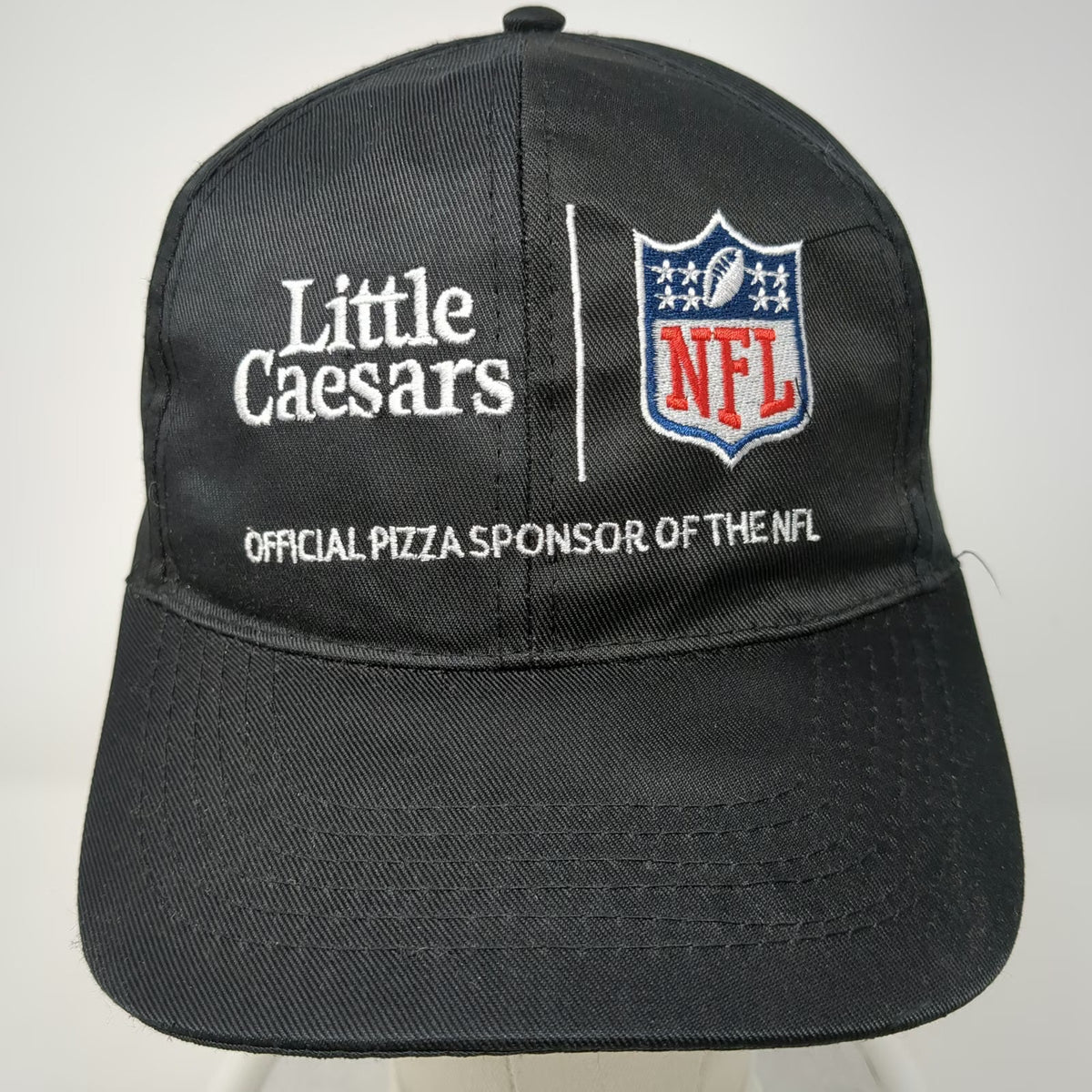 Little Caesars NFL Official Pizza Sponsor Baseball Cap Black OSFM Hat Strapback