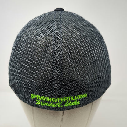 Pacific Headwear Baseball Cap Gray 7 3/8 Mesh Back S&D Custom Spraying Idaho Hat