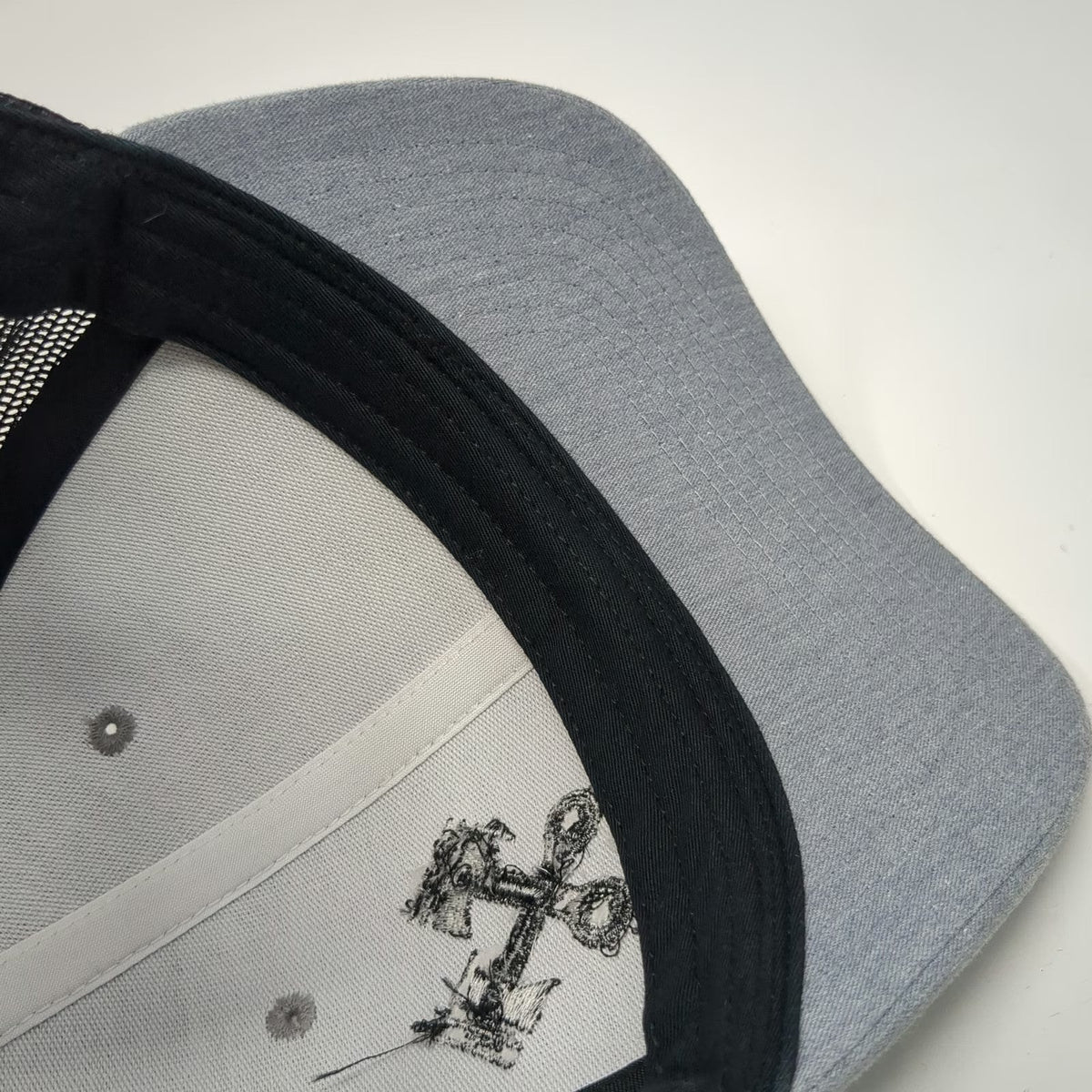 Richardson Trucker Hat Gray One Size L&O Automotive Piston Mesh Snapback Repair