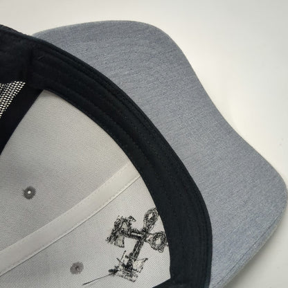 Richardson Trucker Hat Gray One Size L&O Automotive Piston Mesh Snapback Repair