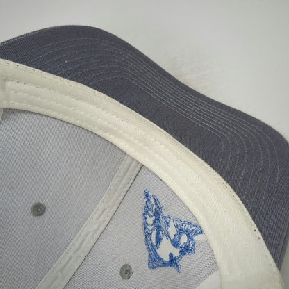 Port Authority Trucker Hat Gray OSFM Mesh Snapback River Buddies Fish Fishing
