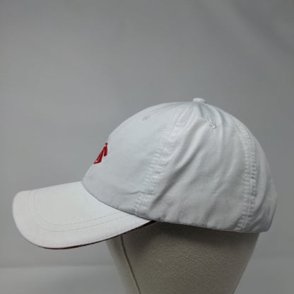Selkirk Sport Strapback Hat White OSFA Adjustable Embroidered 6 Panel Polyester