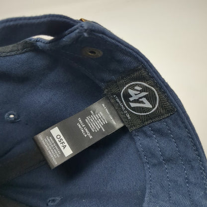 Seattle Kraken NHL 47 Brand Blue One Size Baseball Cap Slideback Cotton Logo Hat