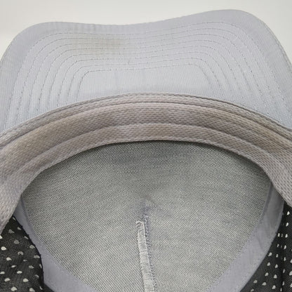 Oyster Brands Trucker Hat Gray One Size Snapback Rope Perf Golf Patch Breathable