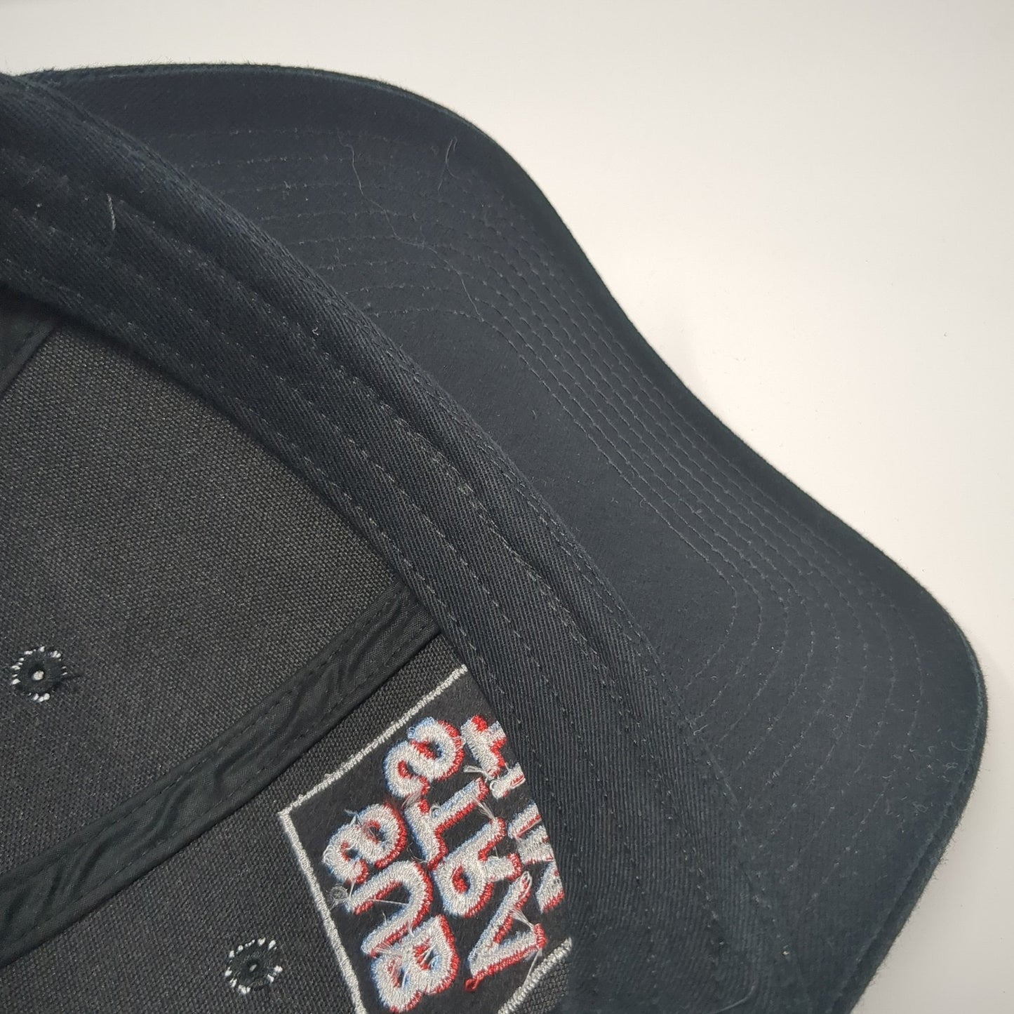 Substratum Snapback Trucker Hat Black OS Adjustable Mesh Back Port Authority