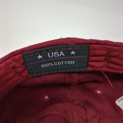 Baltimore Since 1729 Slideback Baseball Cap Red OS Adjustable Embroidered USA
