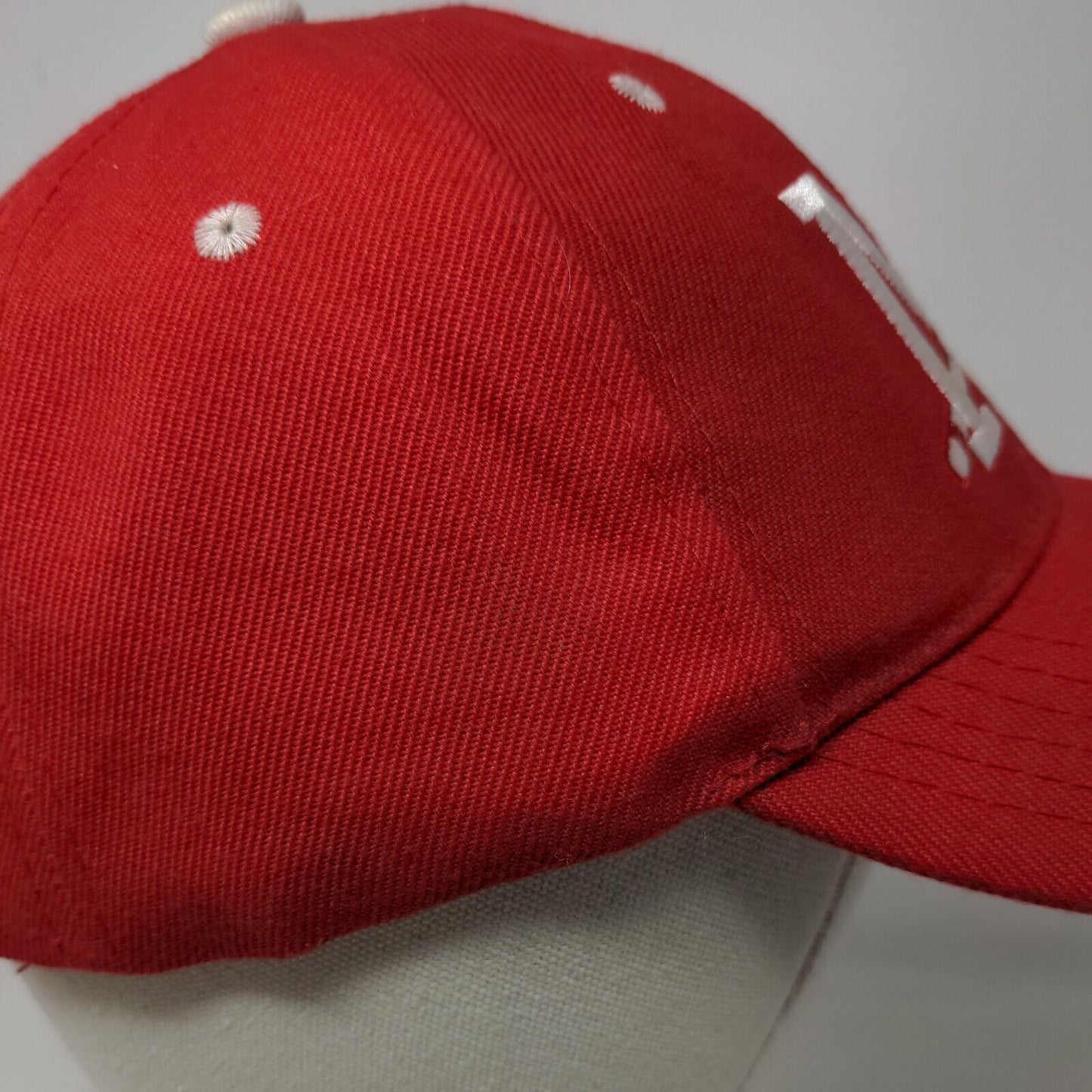 Mississippi Braves Minor League Strapback Hat Red Embroidered Logo