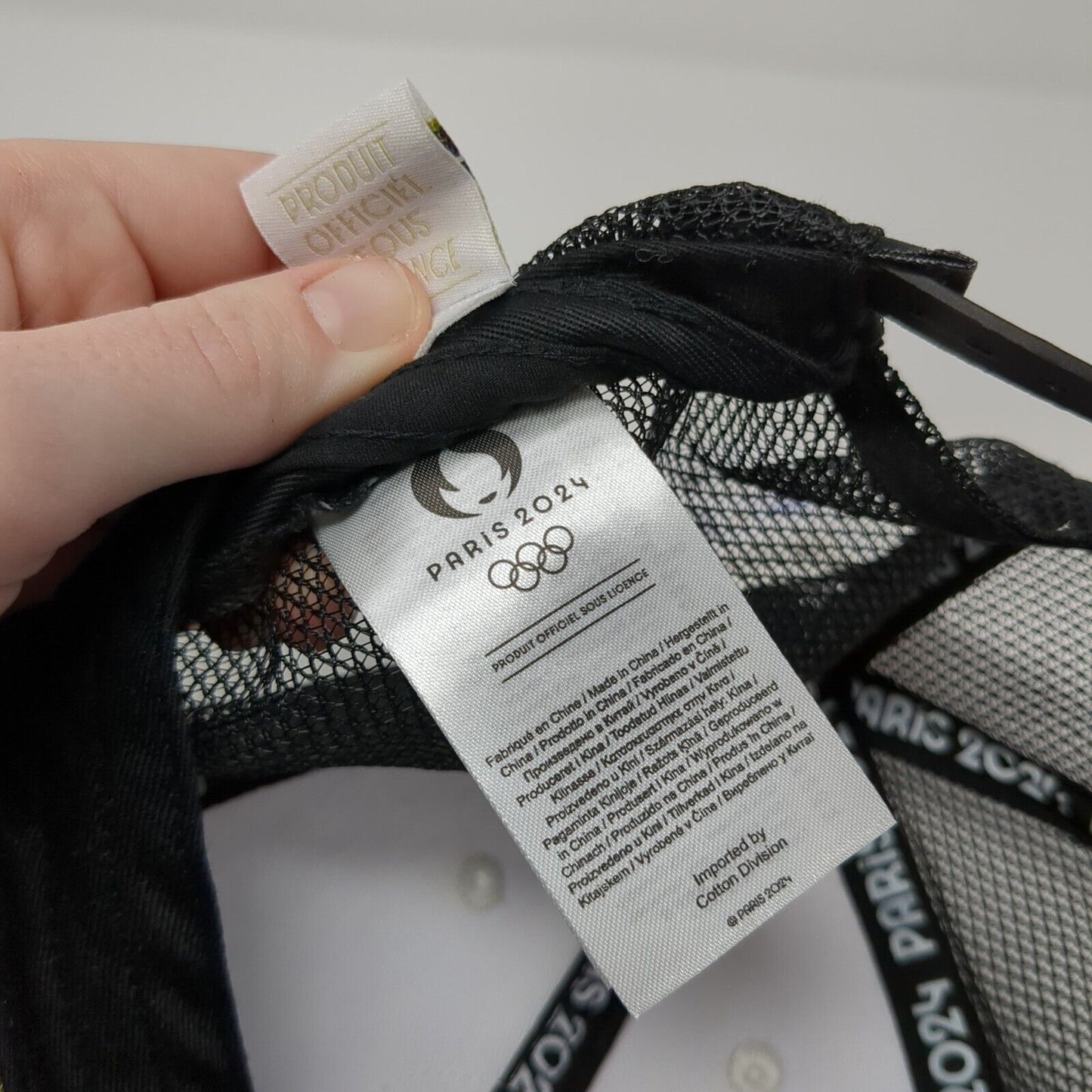 Paris 2024 Olympics Snapback Trucker Hat Multi 58cm Mesh Back W/Tags