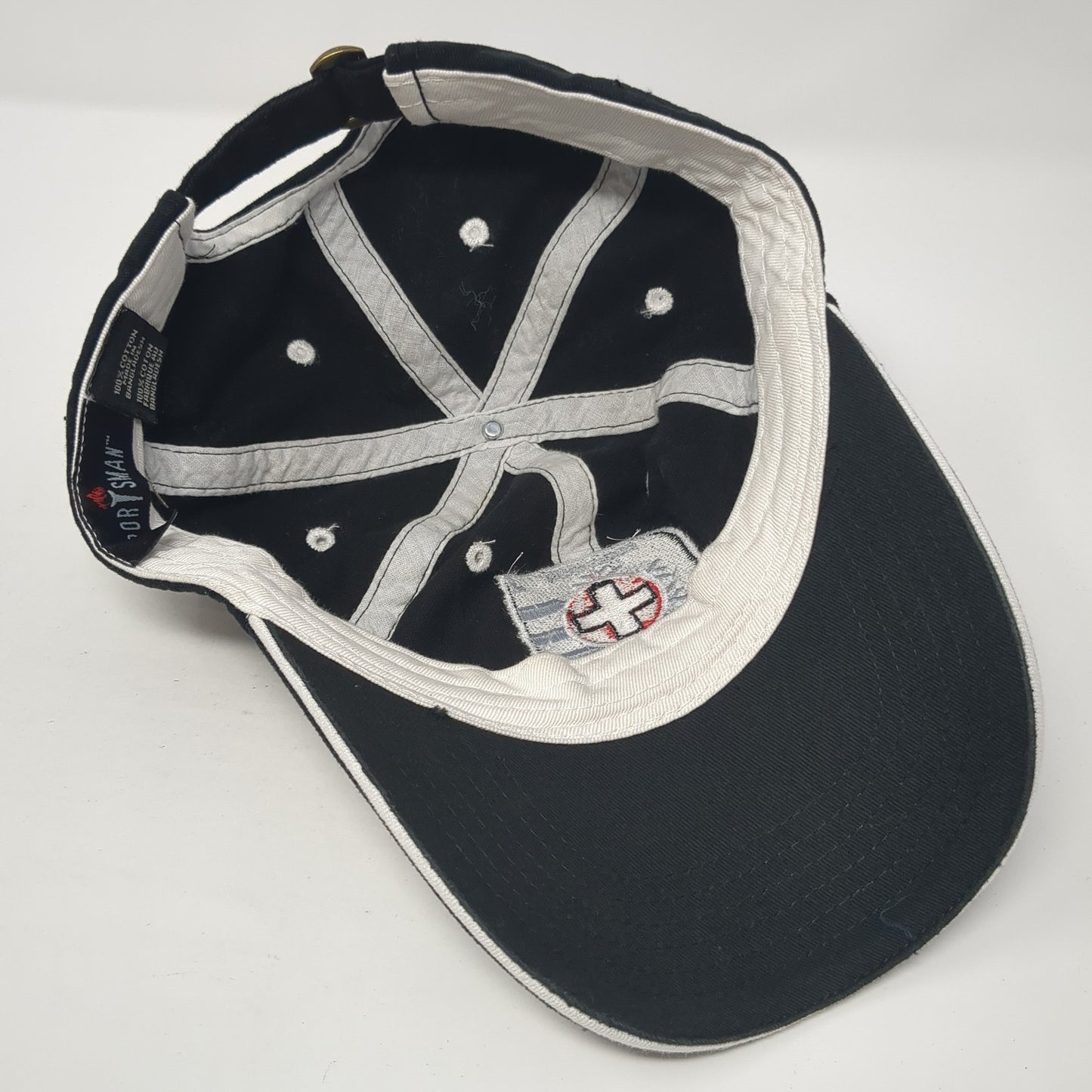 Bogus Basin Ski Patrol Slideback Hat Black One Size Embroidered Sportsman
