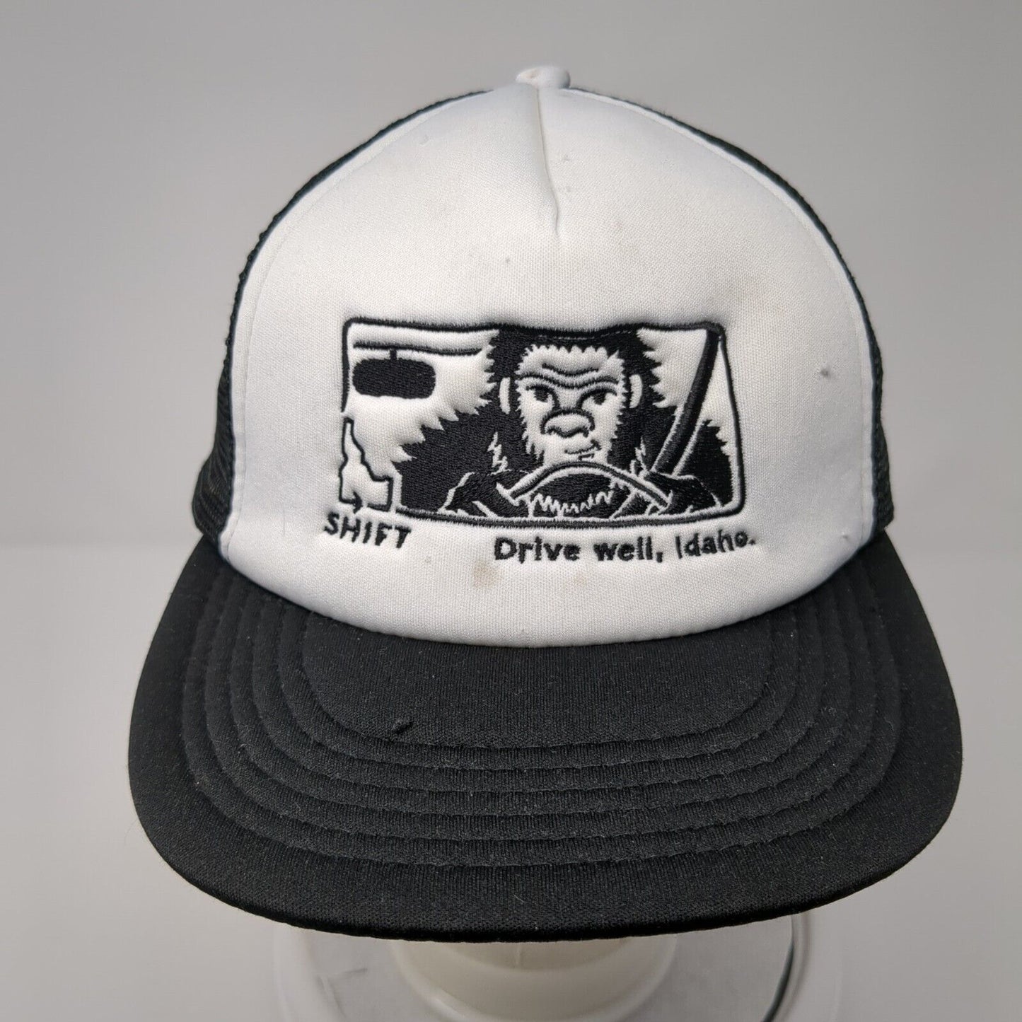 SHIFT Drive Well, Idaho Mesh Back Trucker Hat Black One Size District