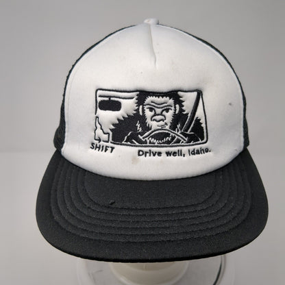 SHIFT Drive Well, Idaho Mesh Back Trucker Hat Black One Size District