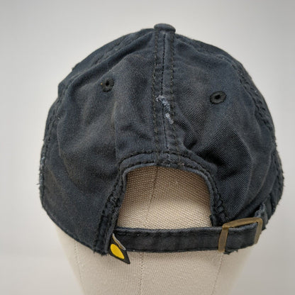 Daisy Flower Slideback Hat Blue One Size Adjustable Embroidered 6 Panel