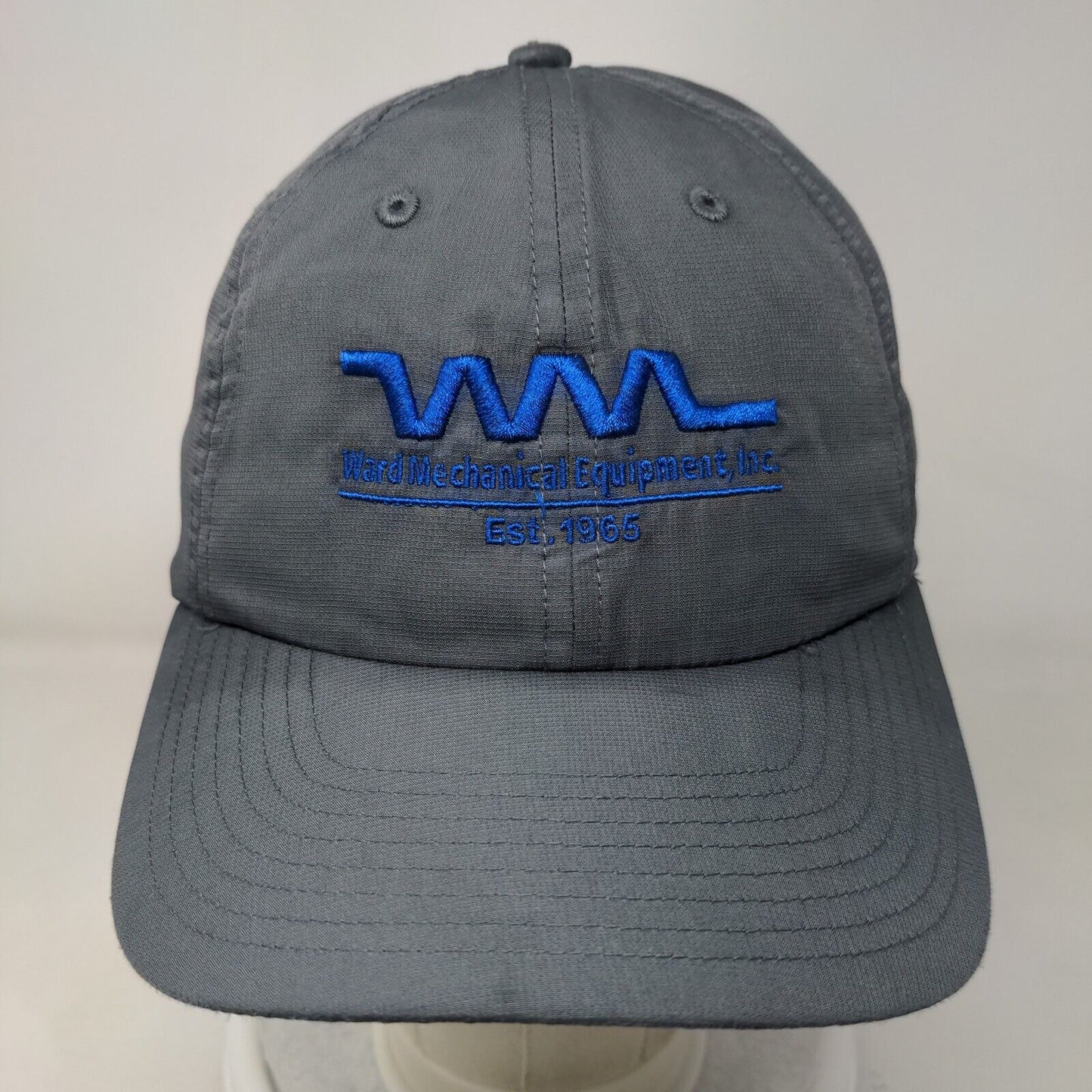 Ward Mechanical Equipment Strapback Hat Gray One Size Embroidered