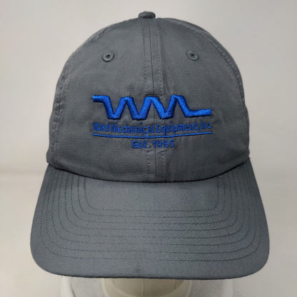 Ward Mechanical Equipment Strapback Hat Gray One Size Embroidered
