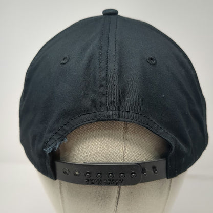 Richardson Snapback Black One Size Hat Big Sky Dairies Cow Patch Agriculture