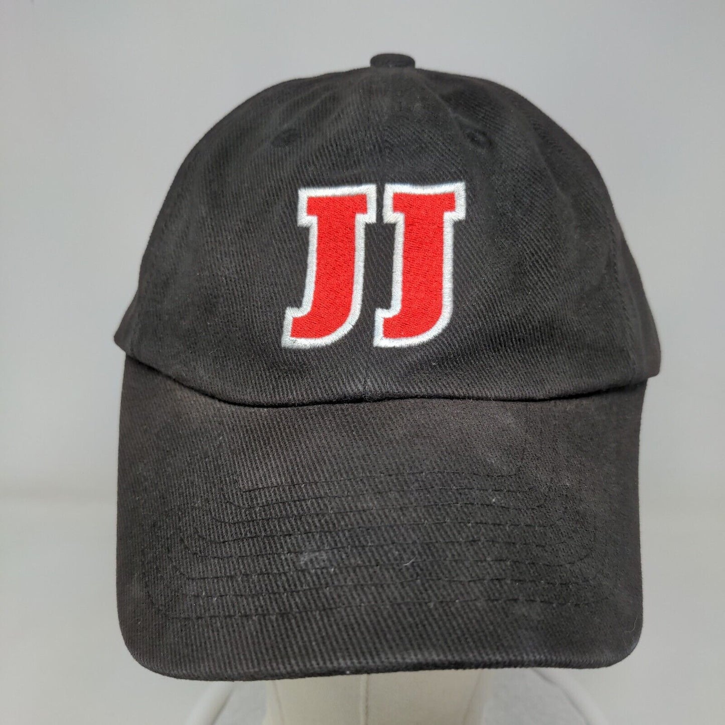 JJ Jimmy John's Slideback Hat Black One Size Embroidered 6 Panel
