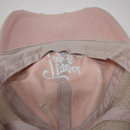 Tired As A Mother Ponytail Baseball Cap Multicolor One Size Distressed Mesh Back