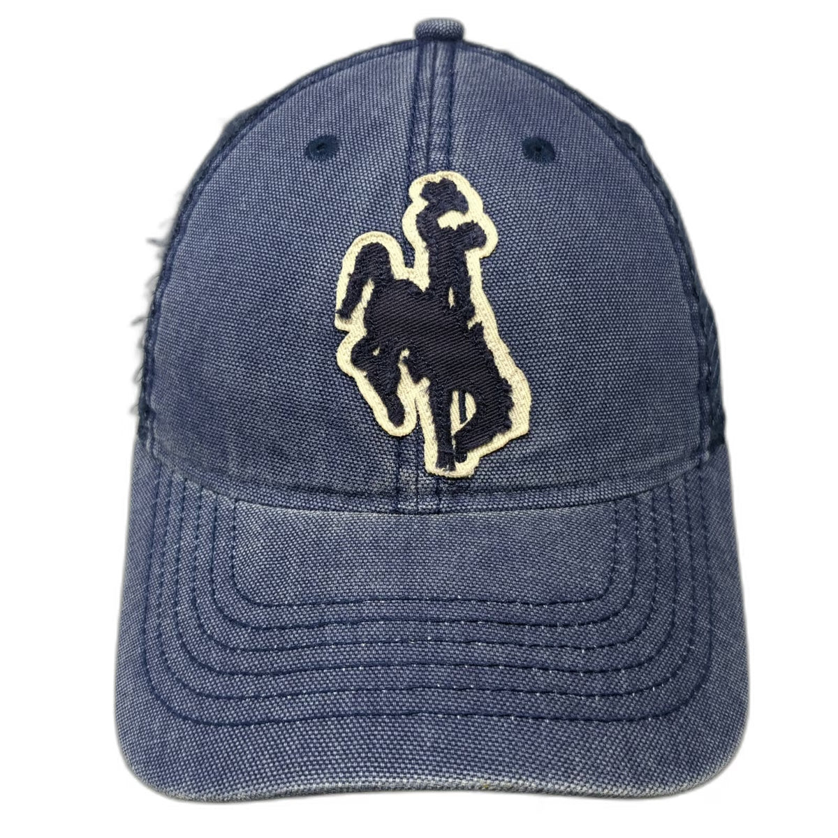 Legacy Trucker Hat Blue One Size Jackson Hole Wyoming Bronco Snapback Mesh