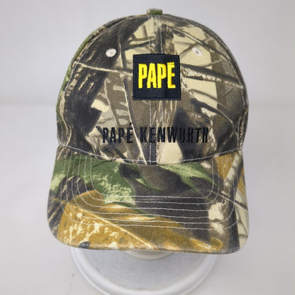 Pape Kenworth Strapback Hat Camo OSFA Adjustable Embroidered Hunting