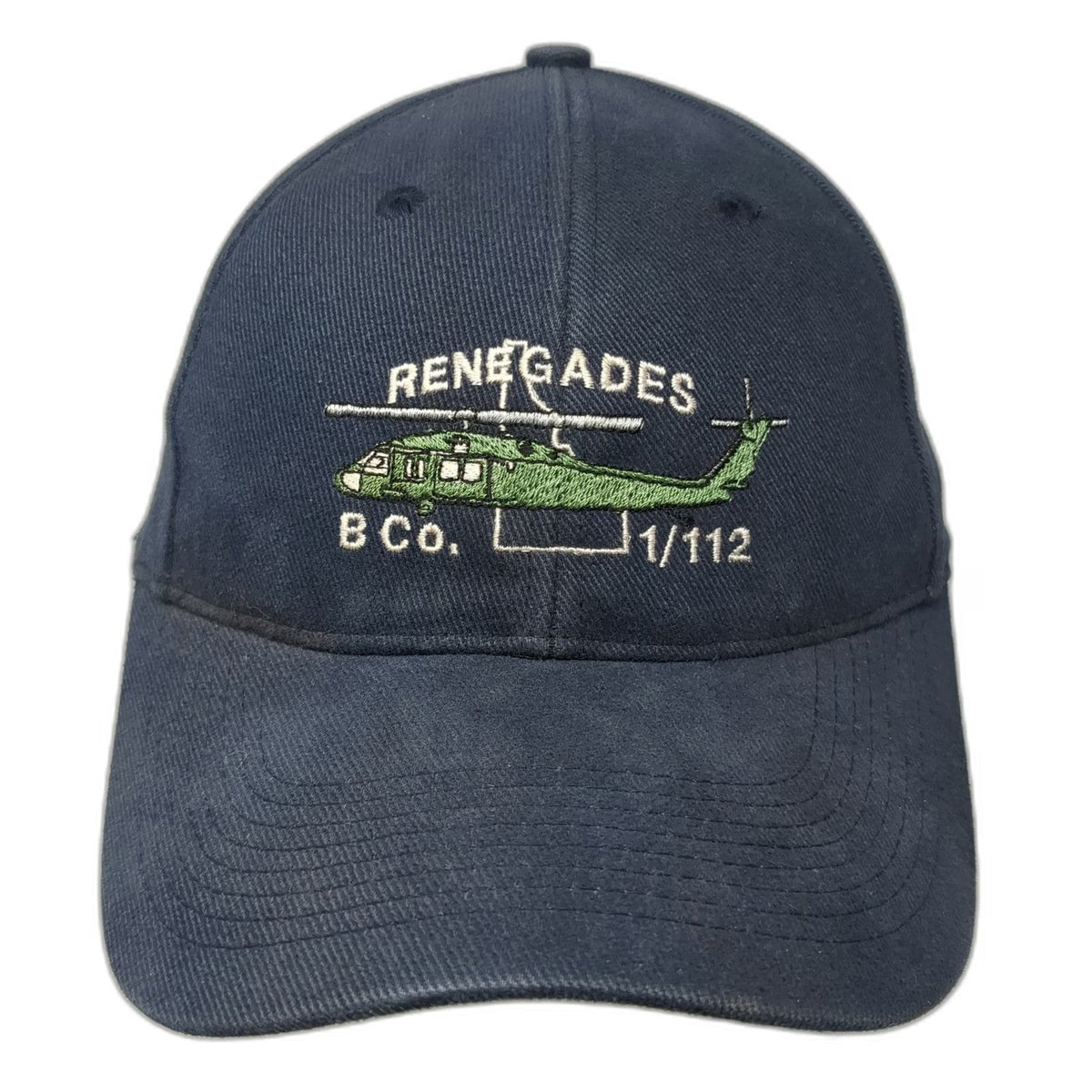 Falcon Baseball Cap Blue One Size Slideback Renegades Helicopter B Co 1/112 Hat