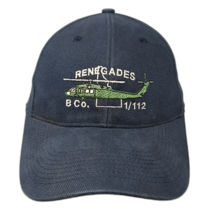 Falcon Baseball Cap Blue One Size Slideback Renegades Helicopter B Co 1/112 Hat