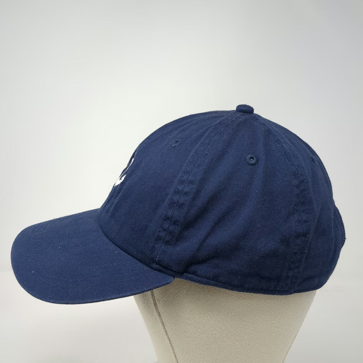 Newhattan Blue One Size Baseball Cap Anchor Nautical Embroidered Slideback Hat