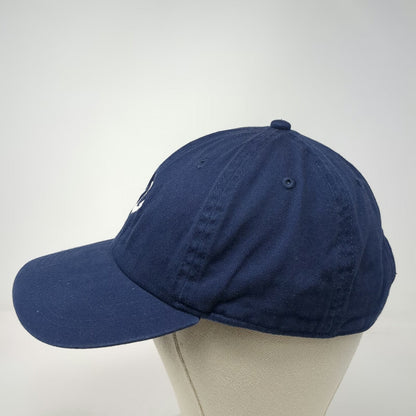 Newhattan Blue One Size Baseball Cap Anchor Nautical Embroidered Slideback Hat