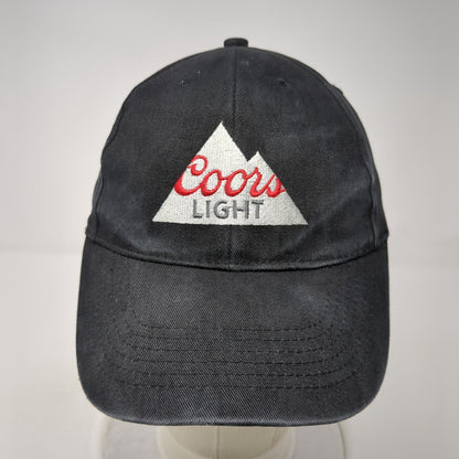 Coors Light Snapback Hat Black One Size Adjustable Embroidered Acme