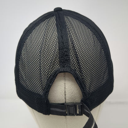 All In Motion Baseball Cap Black One Size Mesh Back Reflective Adjustable Hat