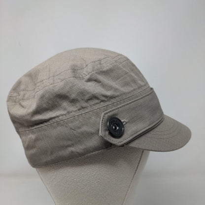 Nike Golf Fitted Cadet Army Cap Hat Tanish-Gray OSFM Embroidered Swoosh