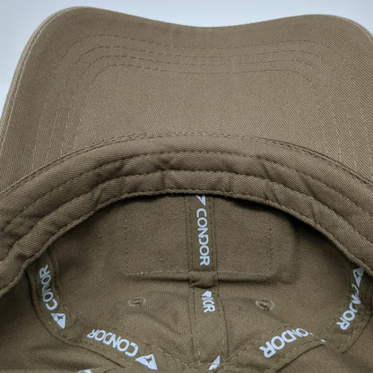 Condor Baseball Cap Brown One Size American Flag Patch Tactical RandCLP Hat