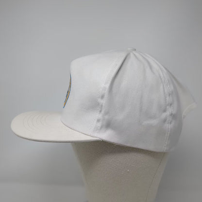 Amoco at 100 Challenging Tomorrow 1989 Trucker Snapback Hat White Yellow Vintage