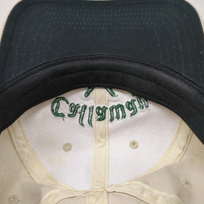 Callaway Baseball Cap Beige One Size Hat Embroidered Logo Slideback Golfing