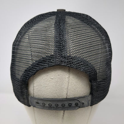 Safety-Kleen We Care Recycle Earth Trucker Hat Black One Size Snapback Made USA