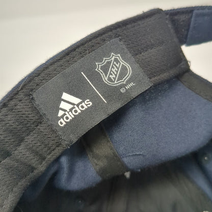 adidas Seattle Kraken NHL Blue One Size Cap Three Stripes Strapback Logo Hockey